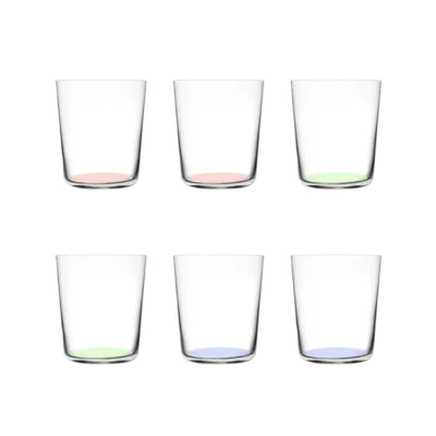 Set 6 bicchieri da acqua e bibite serie Enò